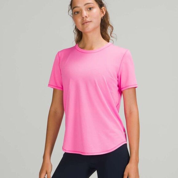 Lululemon High Neck Running and Training T-Shirt Size 4 - Picture 2 of 9